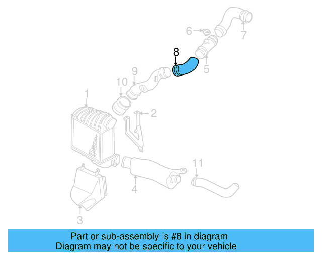 Pressure Hose 1C0-145-834 - View 6