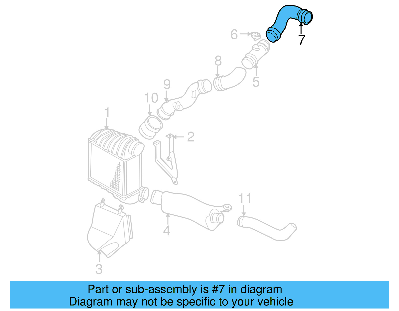 Pressure Hose 1C0-145-838-F - View 10