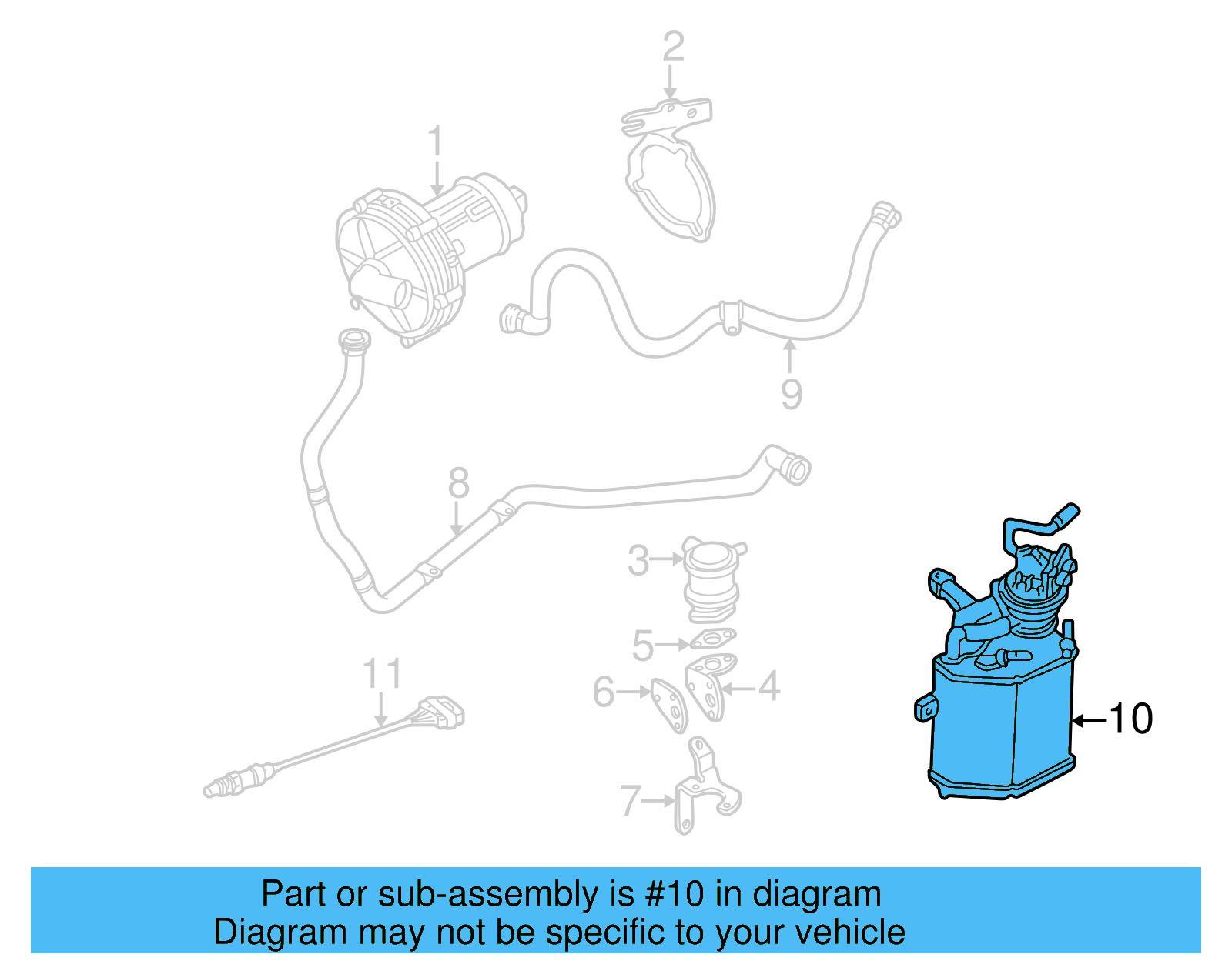 Vapor Canister 1C0-201-797-N