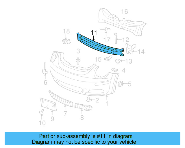 Impact Bar 1C0-805-551-S