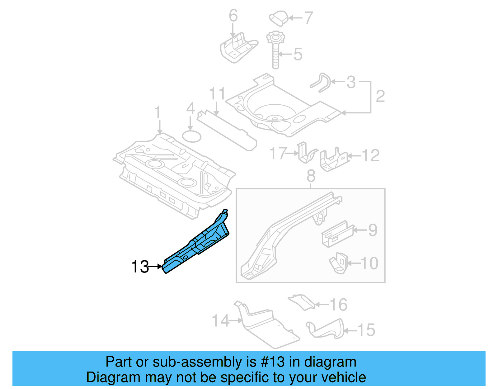 Mount Bracket Extension 1C0-813-119-A - View 4