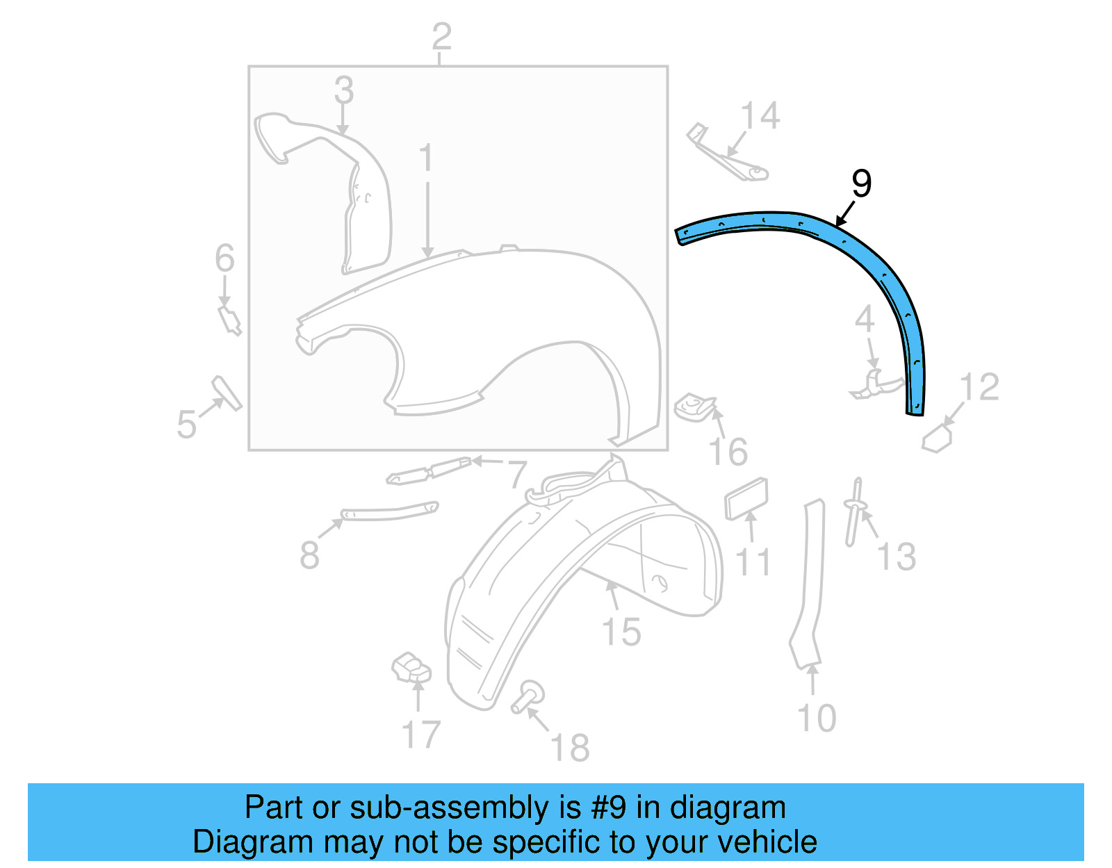 Beading 1C0-821-701-A - View 5