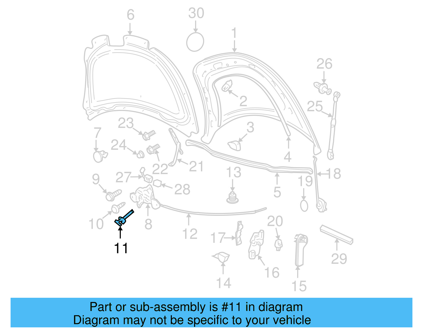 Release Lever 1C0-823-593-D-01C - View 13
