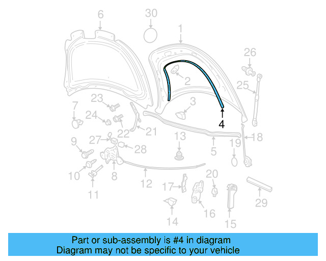 Front Seal 1C0-823-707-A - View 5