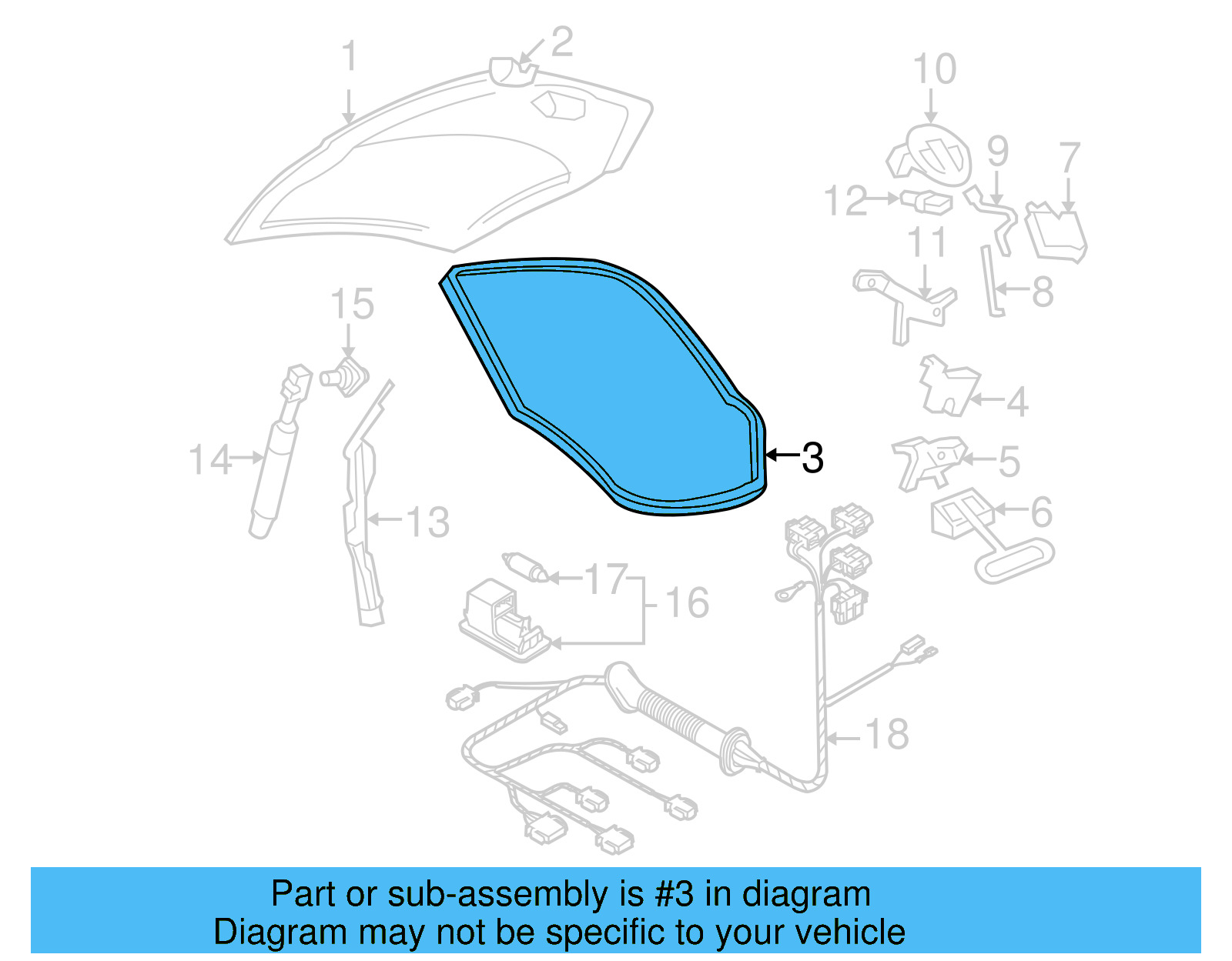 Weatherstrip 1C0-827-705-Q - View 7