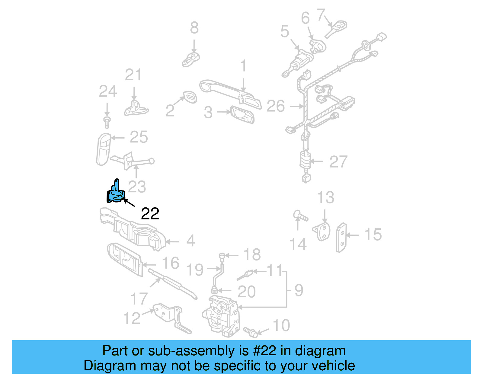 Lower Hinge 1C0-831-411-B