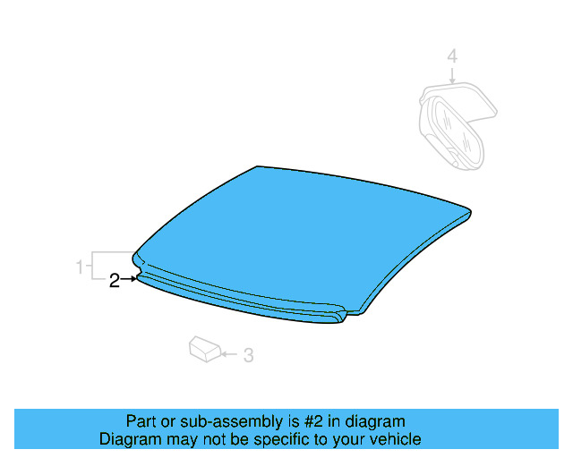 Windshield Strip 1C0-853-306 - View 5
