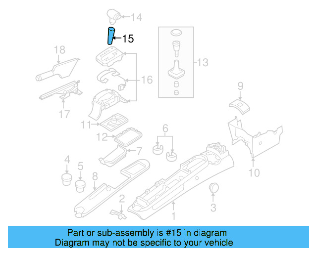 Rear Cover 1C0-864-275-D-3SG - View 31