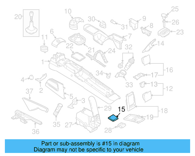 Rear Cover 1C0-864-275-D-2QL