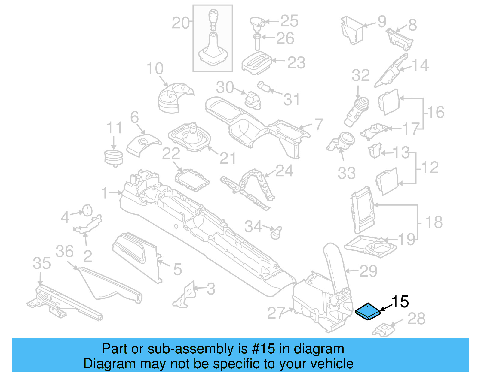 Rear Cover 1C0-864-275-D-3SG - View 40