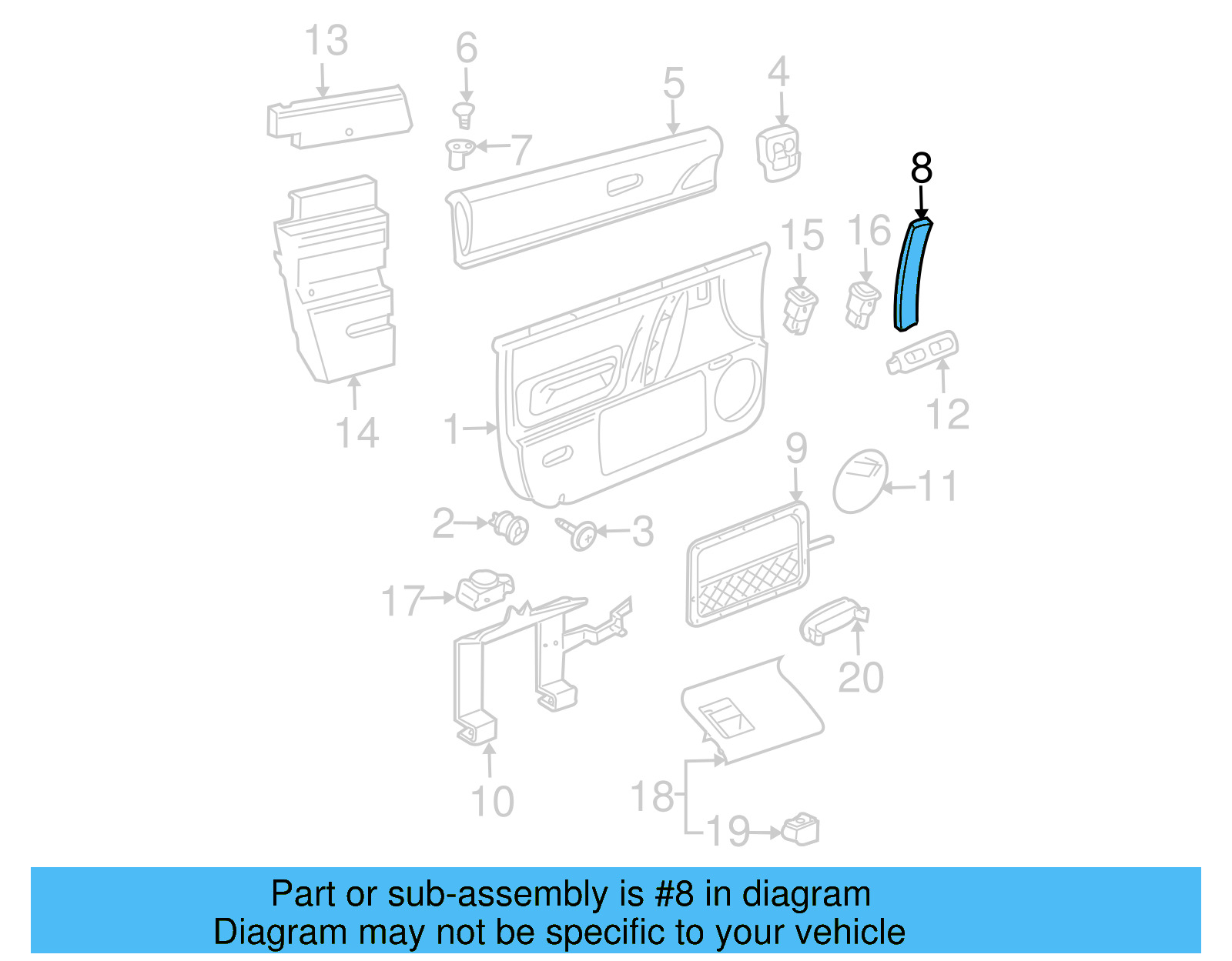 Trim Plate 1C0-867-171-C-08H