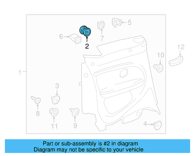 Fender Liner Extension Screw N-103-546-02 - View 181