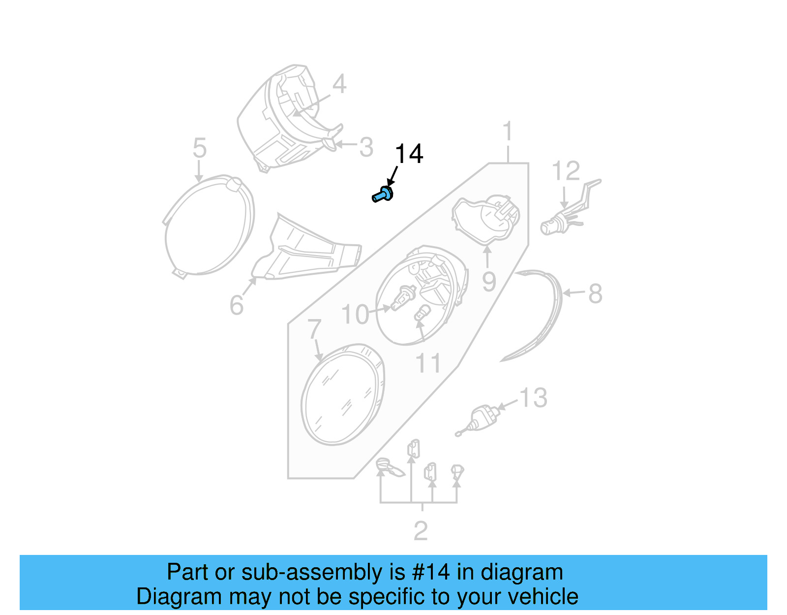 Adjust Motor Bolt 1C0-941-141 - View 13