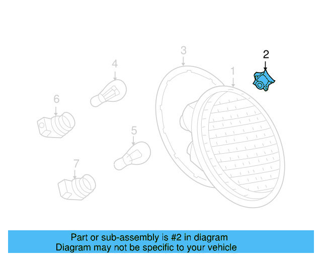 Tail Lamp Assembly Gasket 1C0-945-191 - View 9