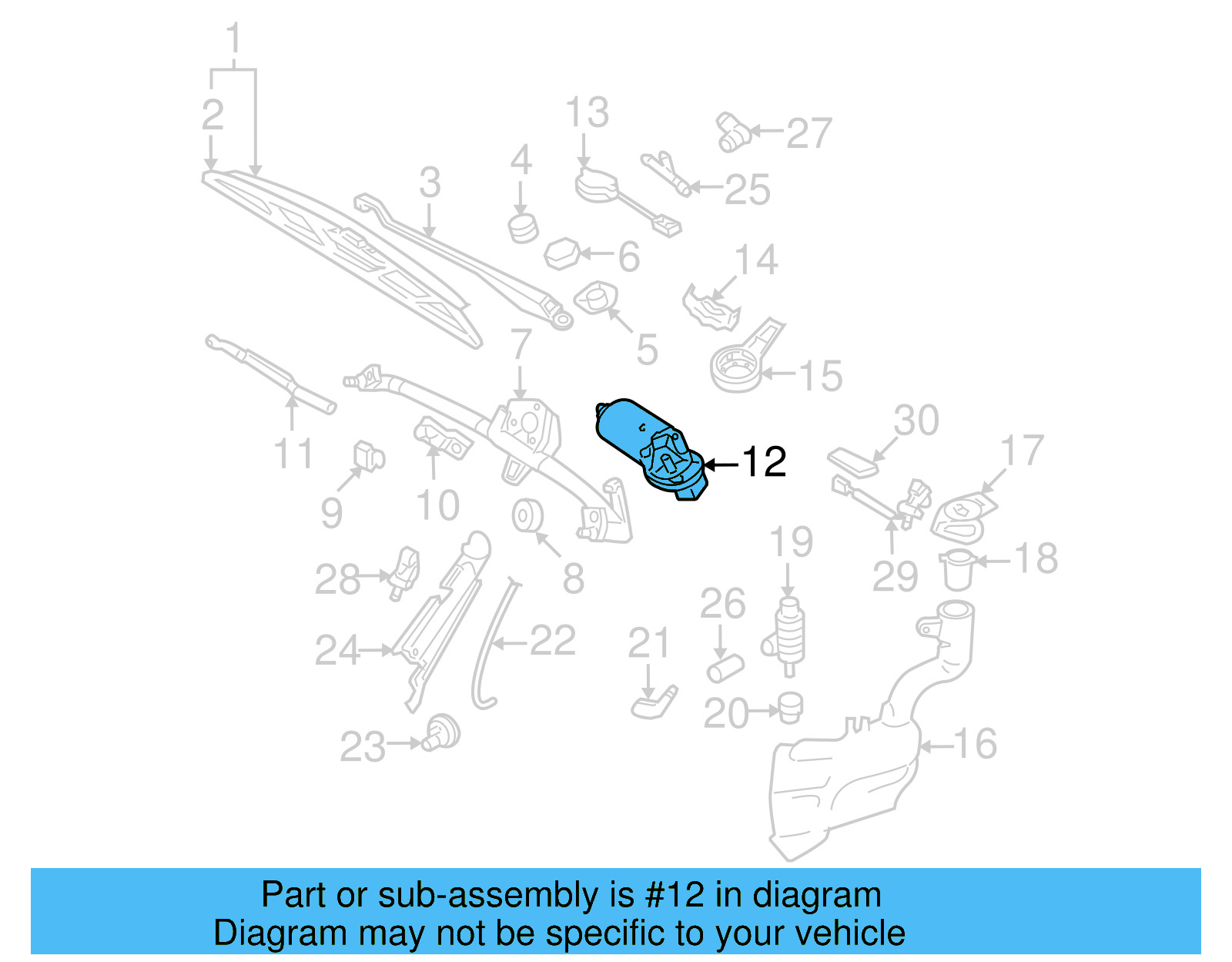 Motor 1C0-955-119 - View 25