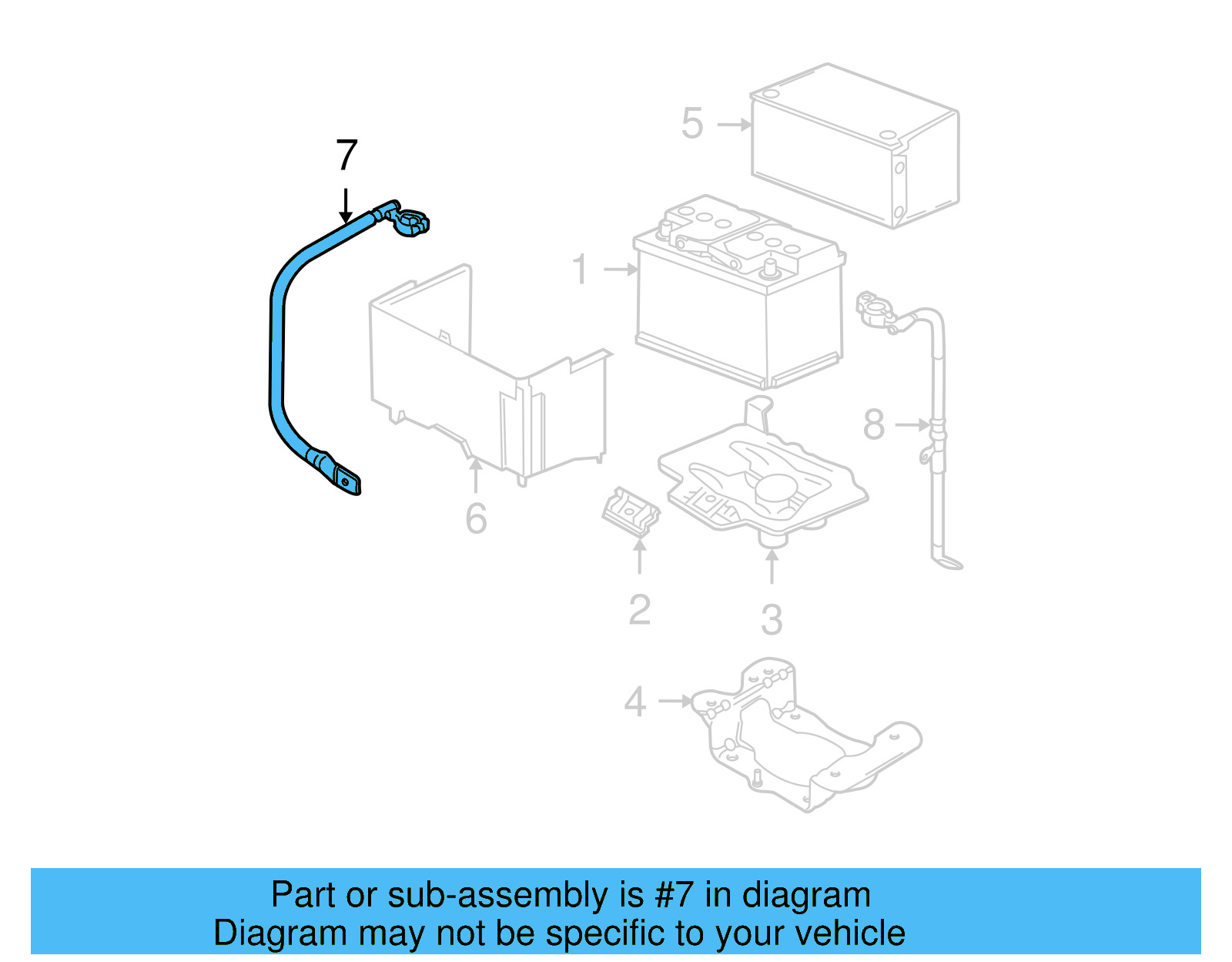 Positive Cable 1C0-971-228-H - View 6