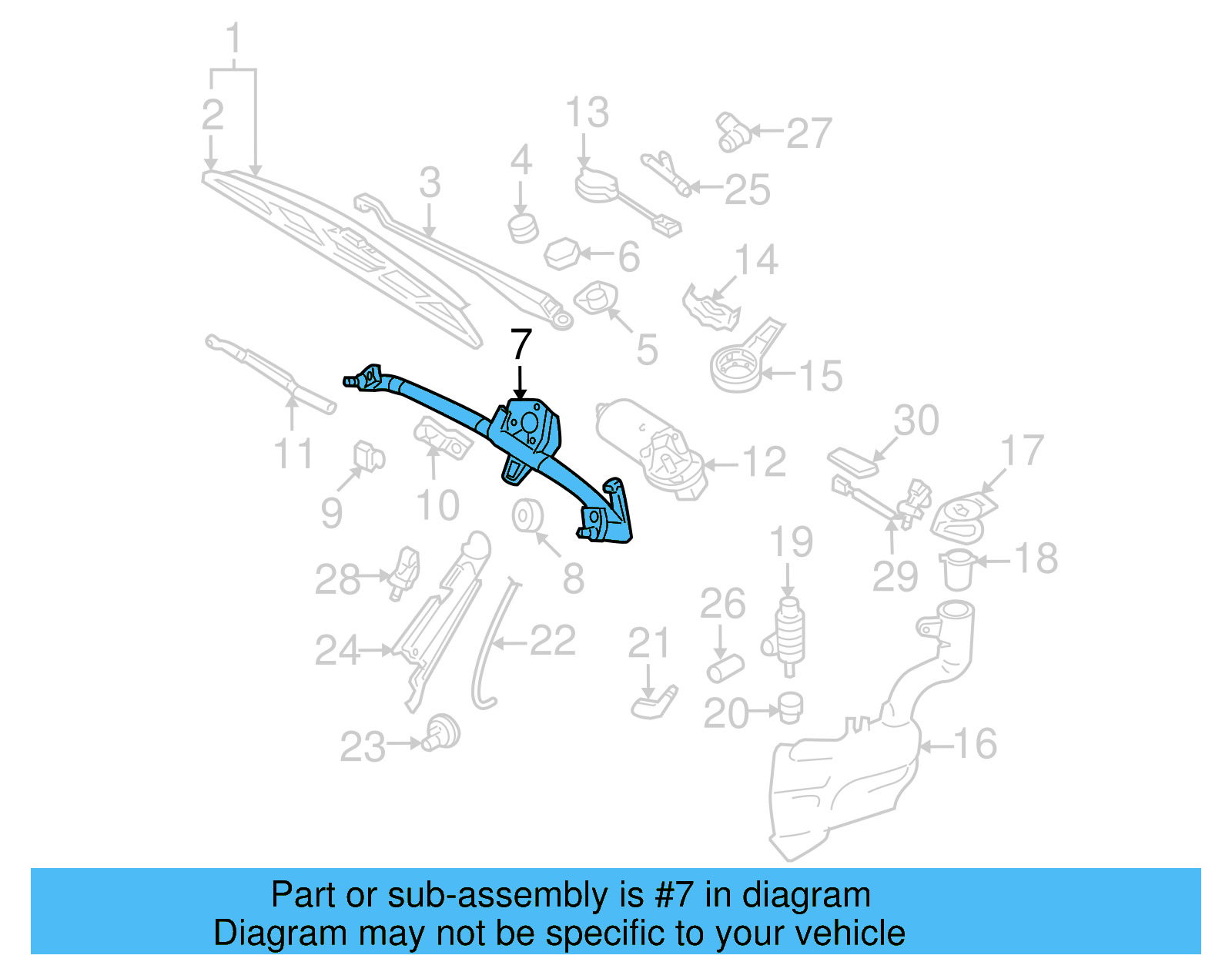 Wiper Transmission 1C1-955-603-A