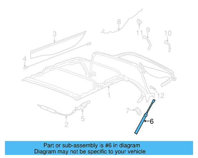 Strut 1E0-871-997 - View 2