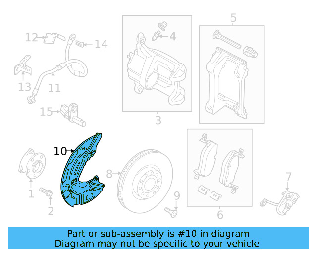 Splash Shield 1EA-615-311-D - View 3