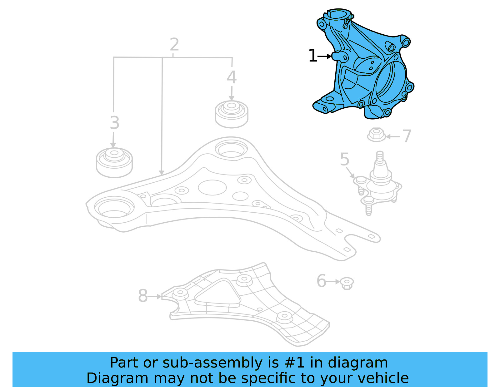 Knuckle 1ED-407-254-G - View 4