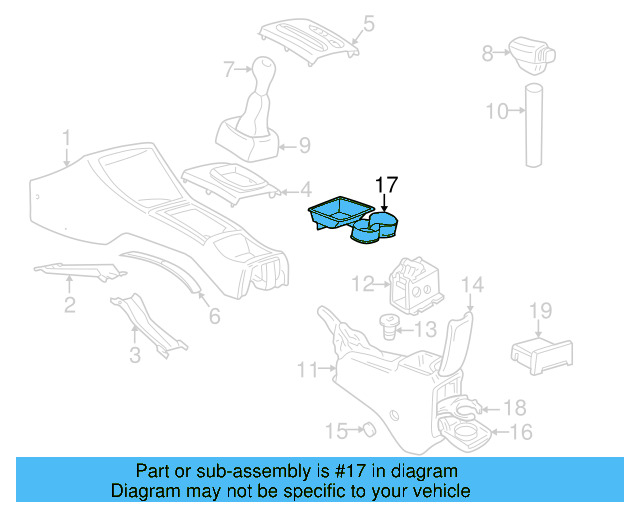Cup Holder 1HM-862-533-D-B41 - View 4