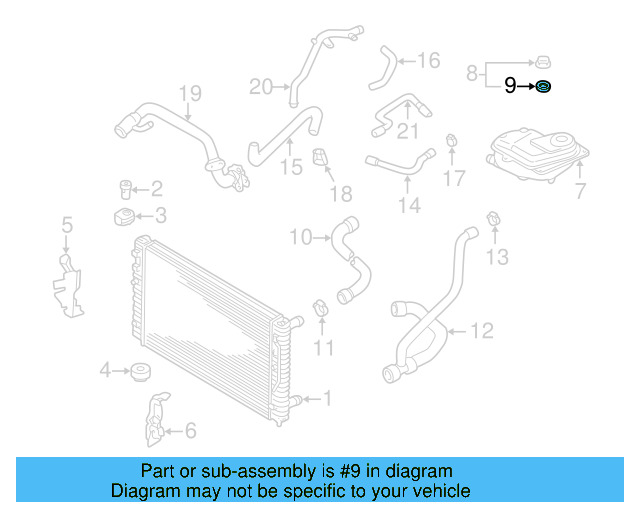 Reservoir Cap 3B0-121-321 - View 120