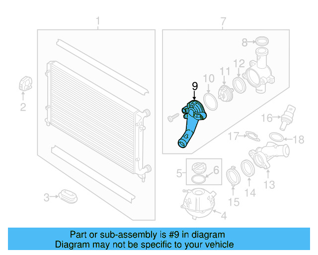 Reservoir Cap Seal 1H0-121-687-A - View 155