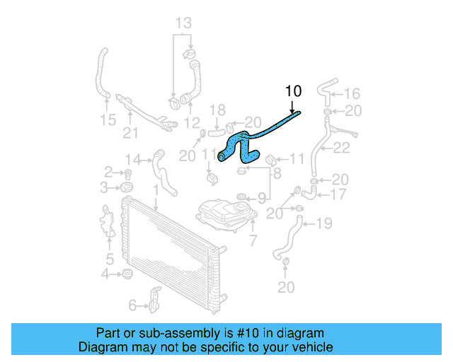 Reservoir Cap Seal 1H0-121-687-A - View 19
