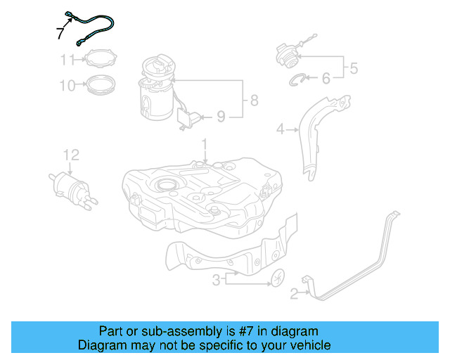 Ground Cable 1H0-201-142-D - View 36