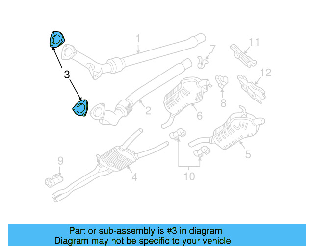 Intermediate Pipe Gasket 1H0-253-115