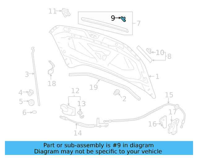 Front Seal Clip 3D0-823-717 - View 35