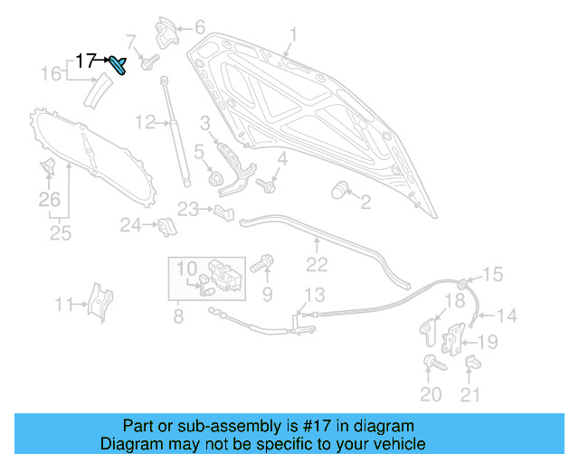 Side Seal Clip 1H0-823-717 - View 51