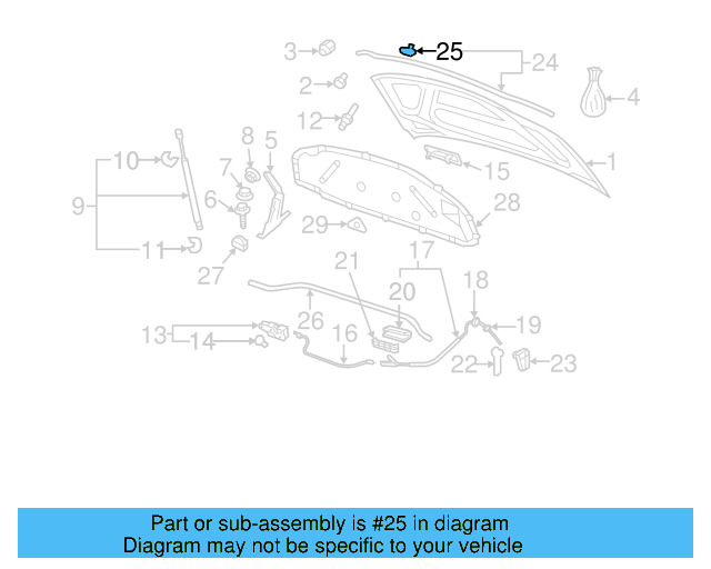 Side Seal Clip 1H0-823-717 - View 16