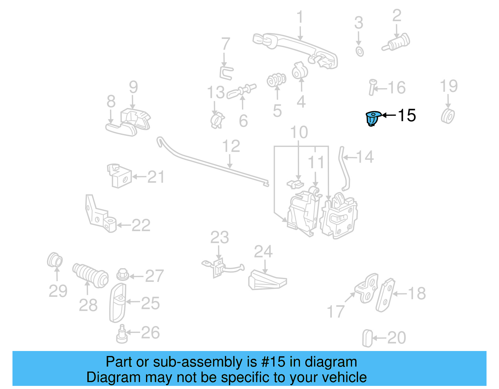 Rod Guide 1H0-868-391-A-01C - View 13