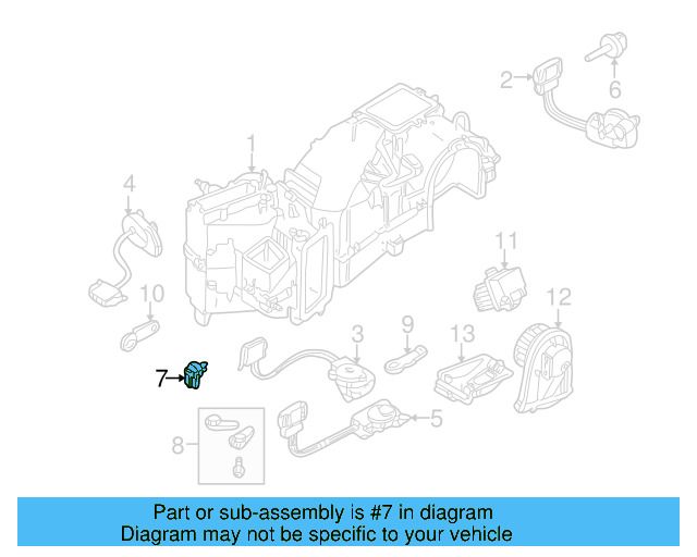 Temp Sensor 1H0-907-543-A