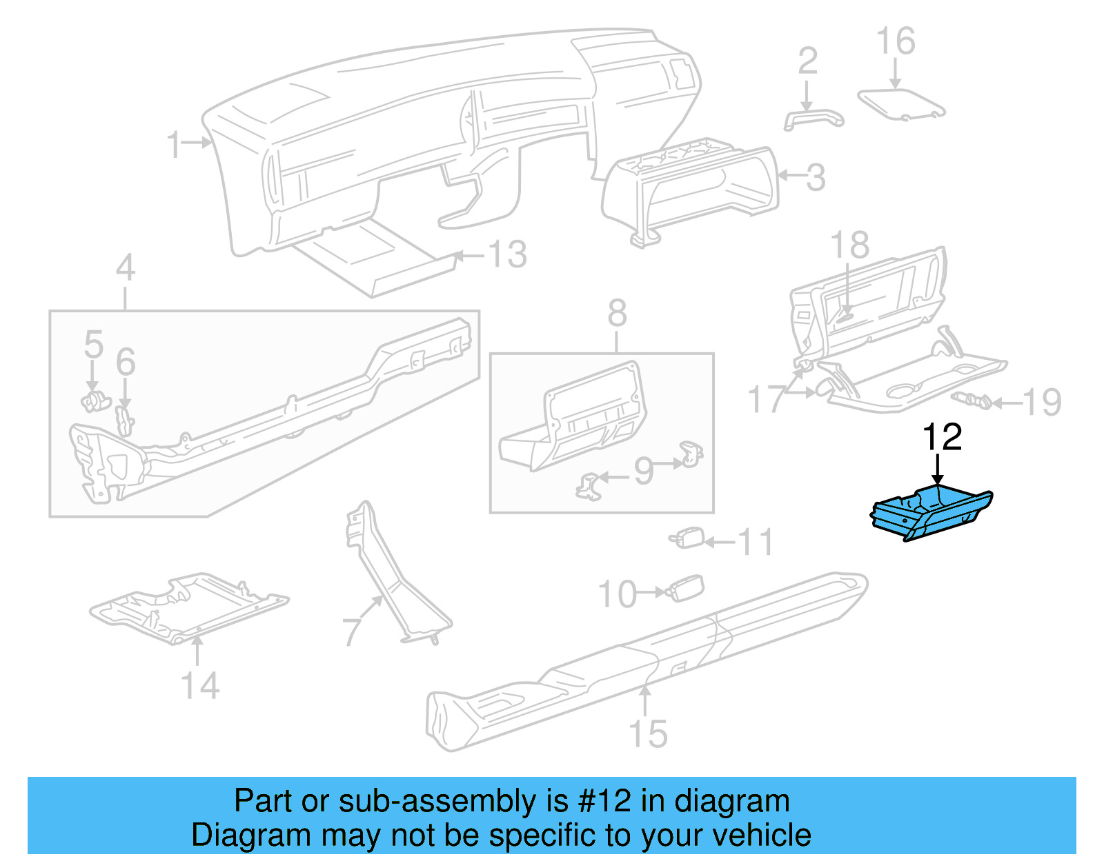 Ashtray 1H1-857-309-01C - View 5