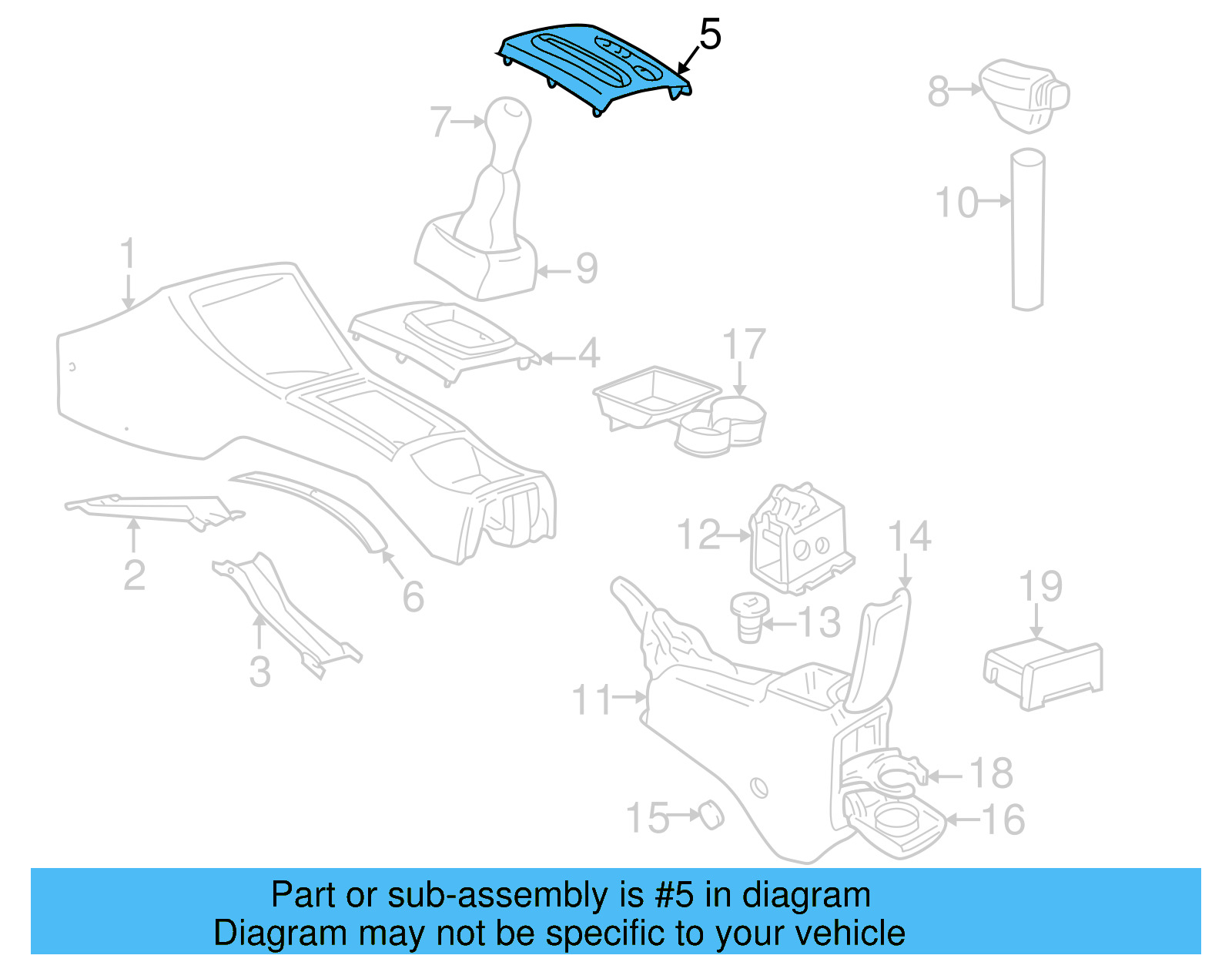 Shift Panel 1H1-863-209-C-B41 - View 4