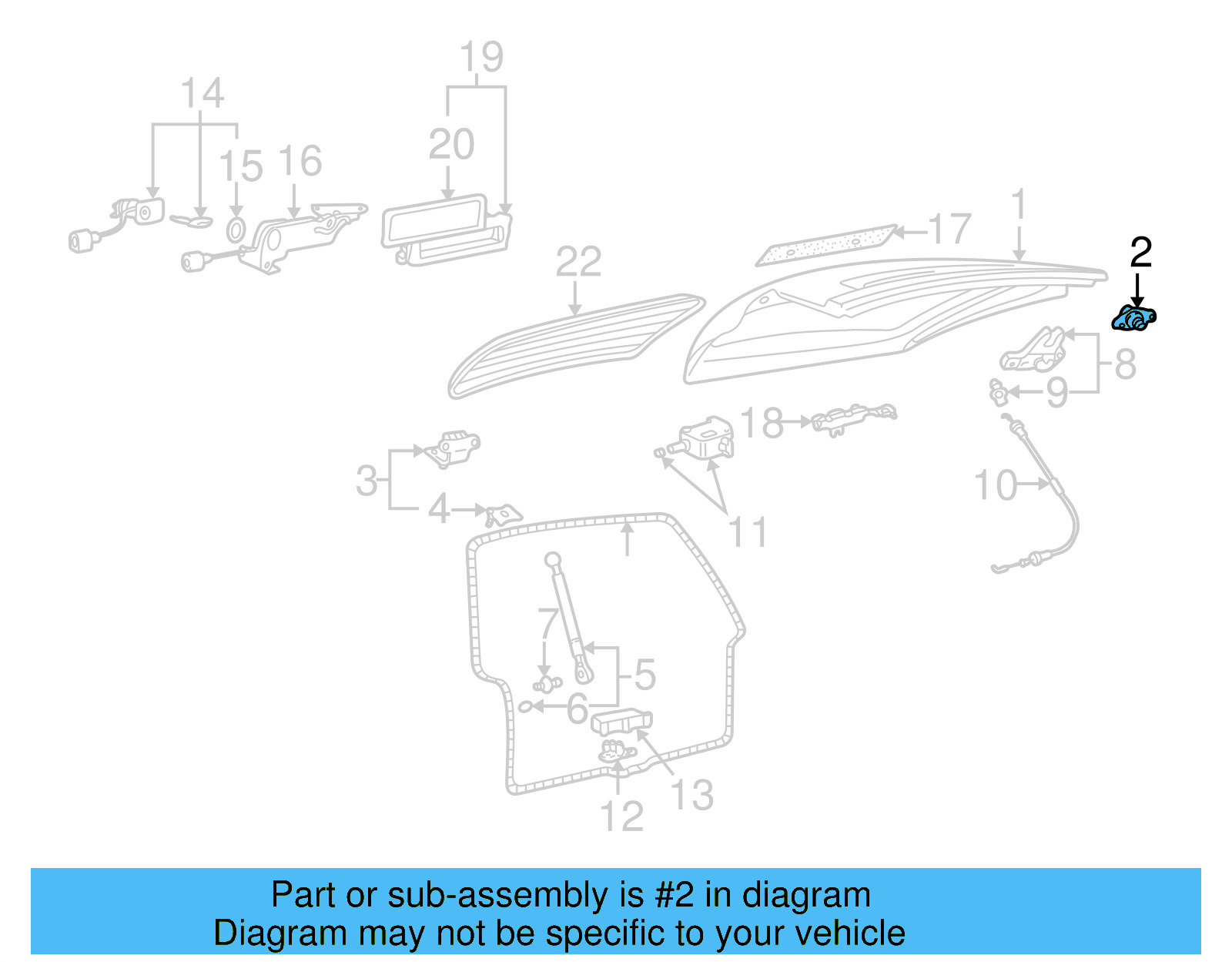 Lift Gate Bumper 1H9-827-499 - View 8