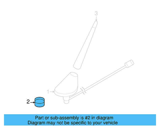Radio Antenna Base Nut 1J0-035-437 - View 19