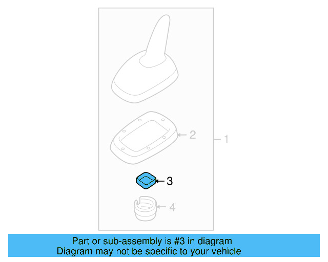 Radio Antenna Base Nut 1J0-035-437 - View 23