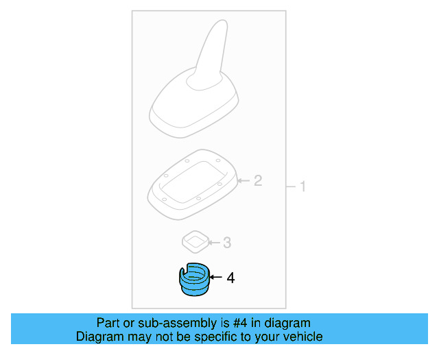 Radio Antenna Base Nut 1J0-035-437 - View 24