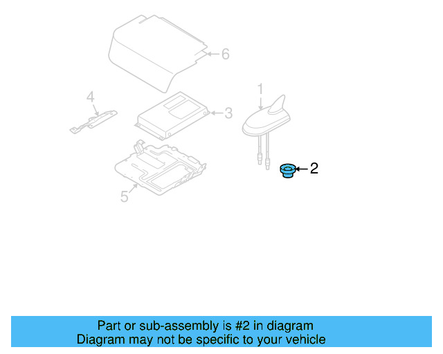 Radio Antenna Base Nut 1J0-035-437 - View 74