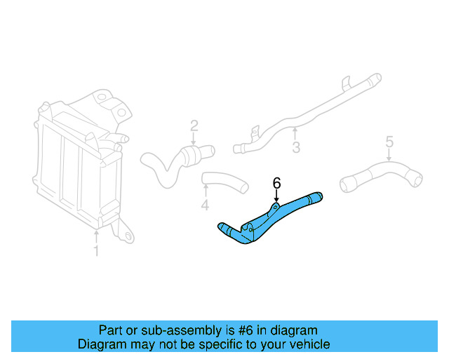 Inlet Pipe 1J0-121-070-AA