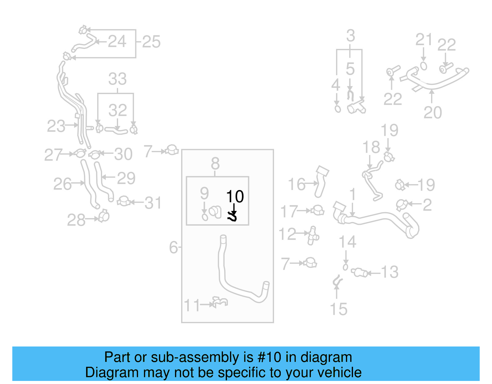 Upper Coupling Retainer Spring 1J0-121-142 - View 264