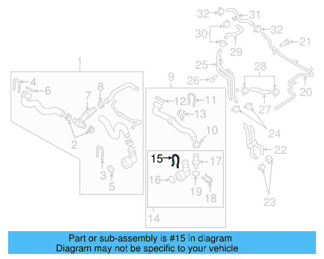 Water Hose Assembly Upper Seal N-907-653-01 - View 231