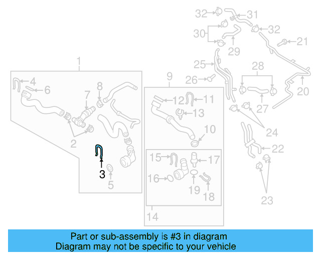 Upper Coupling Retainer Spring 1J0-121-142 - View 224
