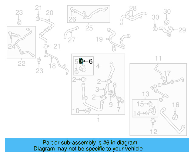 Upper Coupling Retainer Spring 1J0-121-142 - View 262