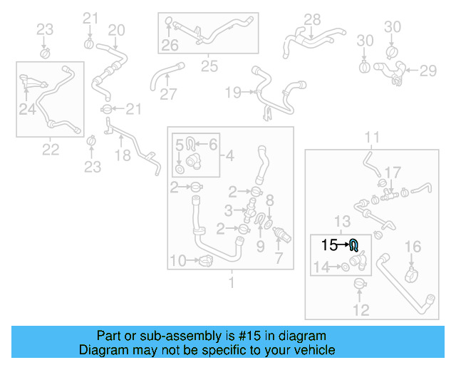 Temp Sensor Retainer Spring 032-121-142 - View 237
