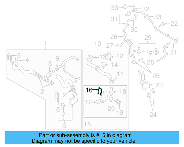 Upper Coupling Retainer Spring 1J0-121-142 - View 57