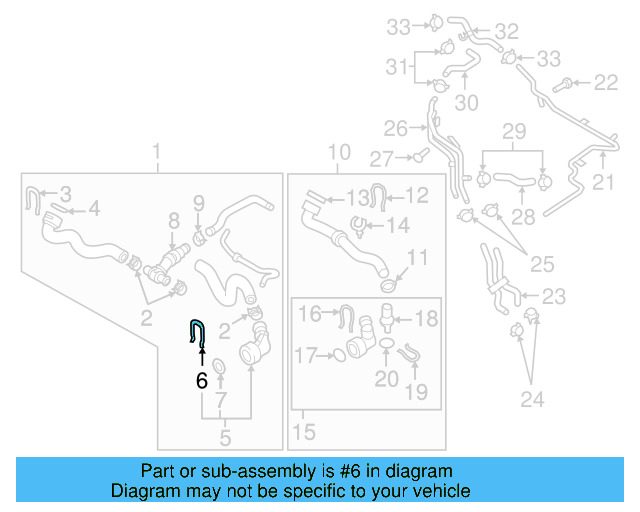 Upper Coupling Retainer Spring 1J0-121-142 - View 58